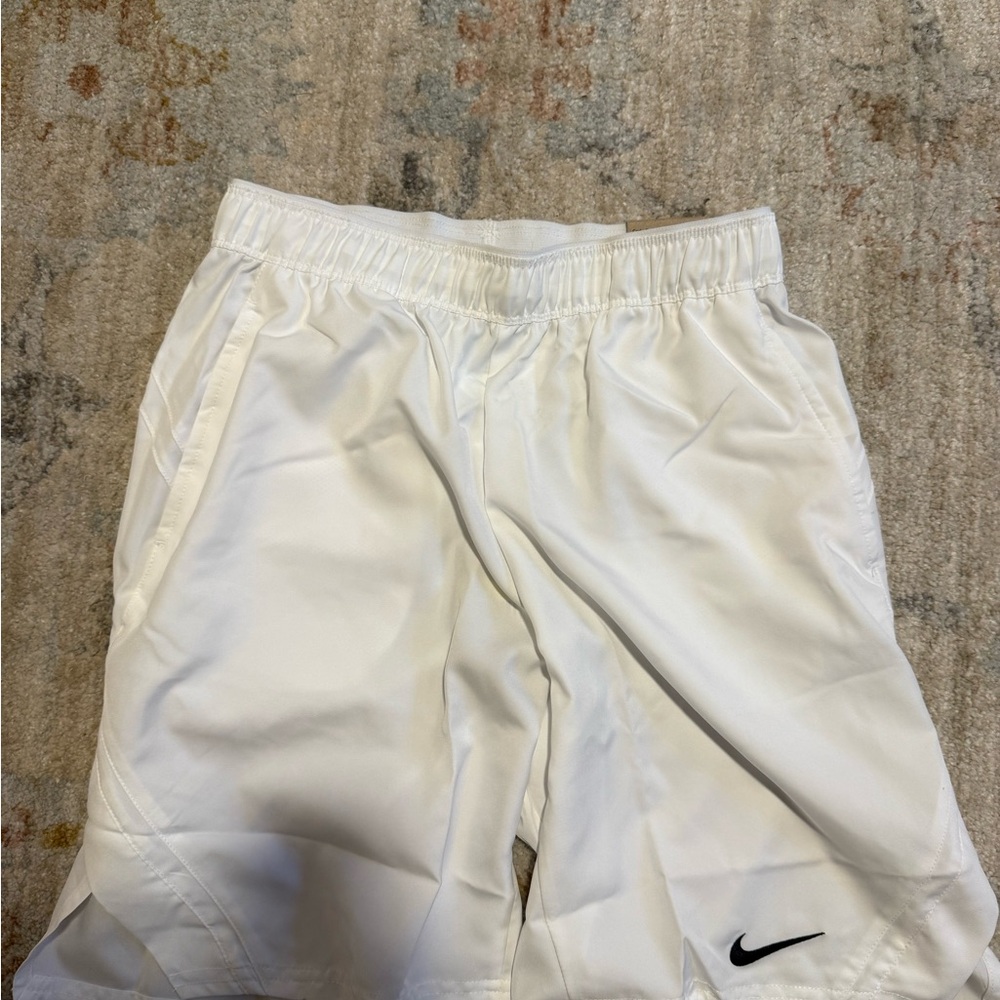 Nike Classic White Tennis Shorts